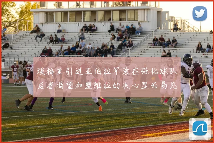 埃梅里引进亚伯拉罕意在强化球队后者渴望加盟维拉的决心显而易见